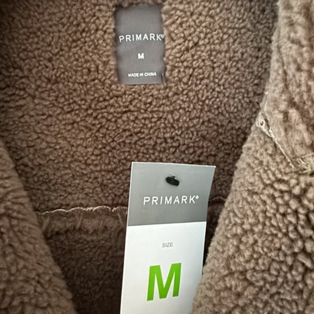 Primark Brown Teddy Jacket with Button Detail - image 3